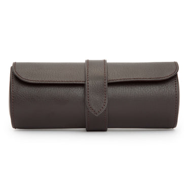 Wolf Heritage Triple Watch Roll  - Brown