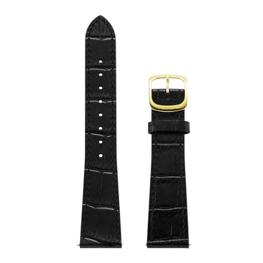 Dennison Black Leather Strap