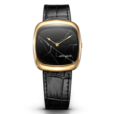 Dennison ALD Black Marble In Gold