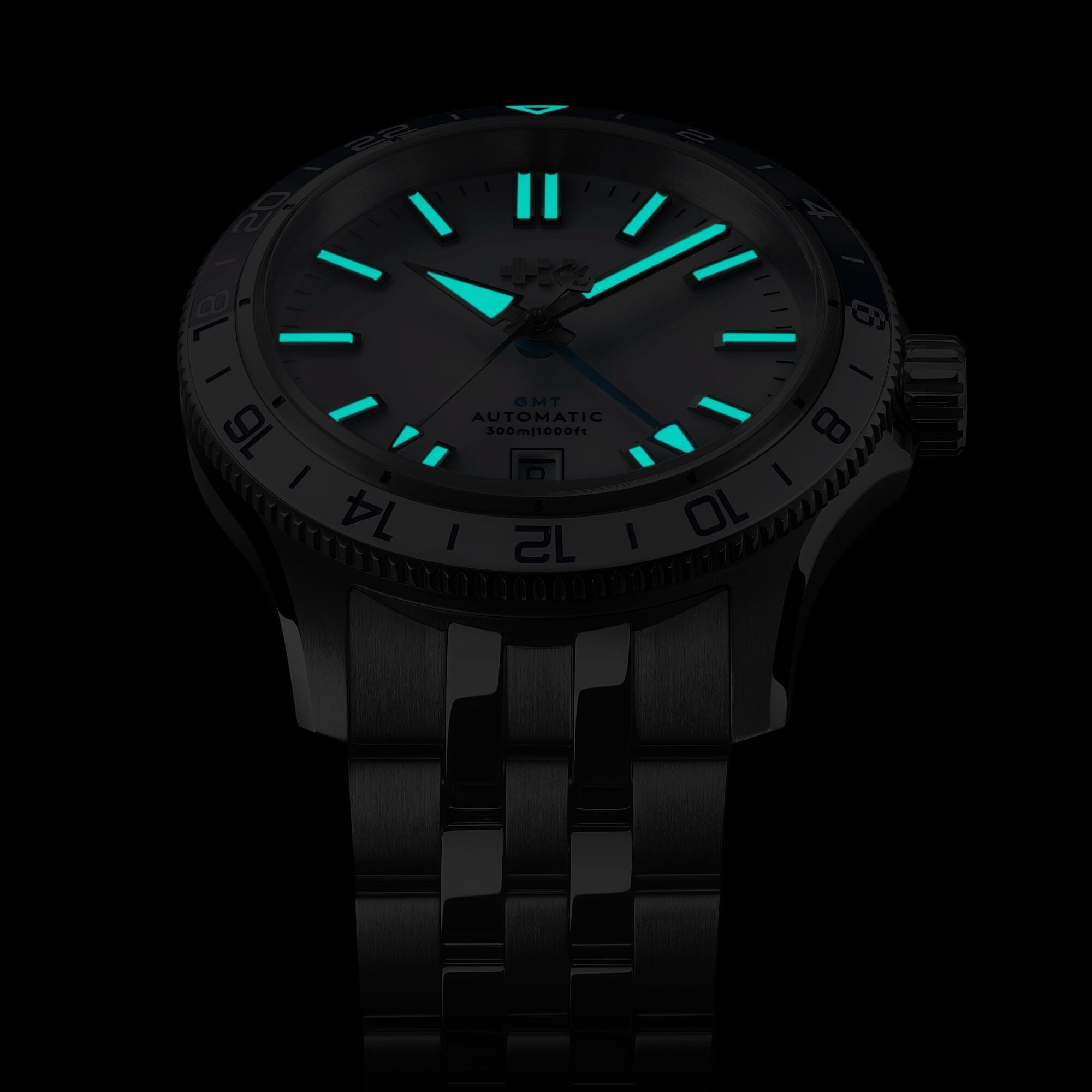 Christopher Ward C60 Trident GMT 300 - 40mm - White - Image