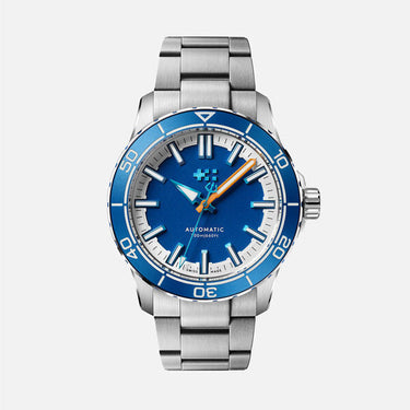 Pre-Order: Christopher Ward C60 Trident Reef 41mm - Helio Blue