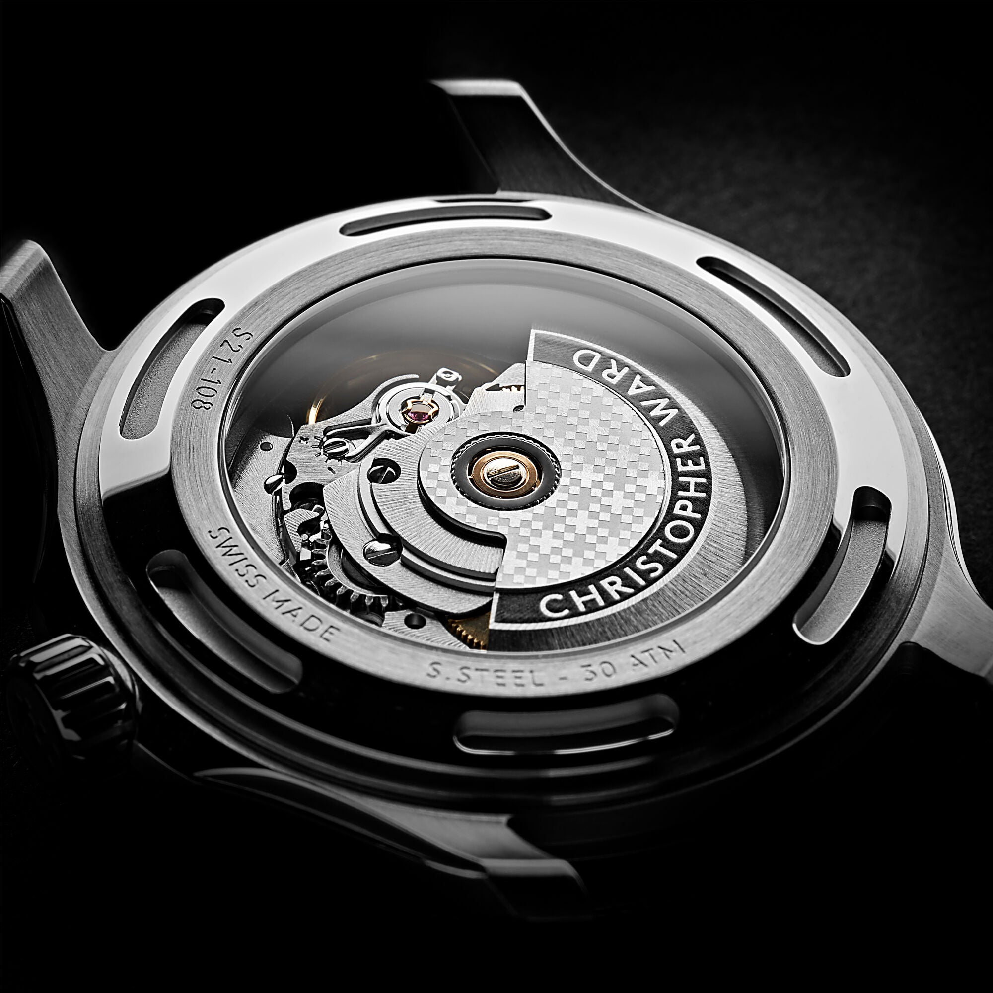 Christopher Ward C60 Trident Pro 300 - 42mm - Black - Image