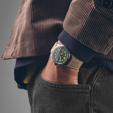 Christopher Ward C65 Dune Automatic Marram Stainless Steel - Bader Bracelet