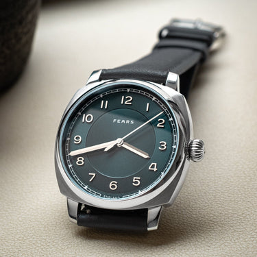 Fears Barenia Leather Pewter Grey Strap