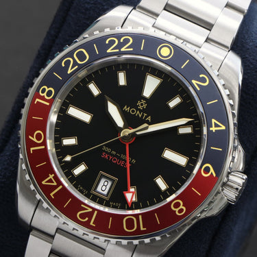 Monta Skyquest, Gilt Dial, Bi-Color Aluminum Bezel