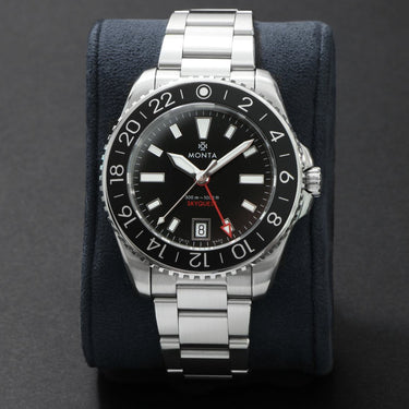 Monta Skyquest, Black Dial, Black Aluminum Bezel