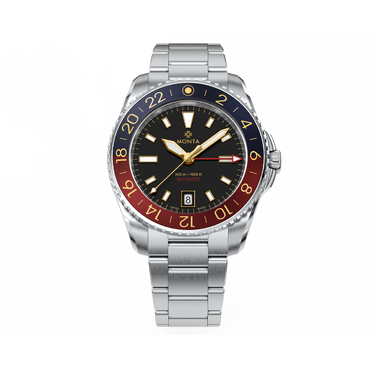 Monta Skyquest, Gilt Dial, Bi-Color Aluminum Bezel