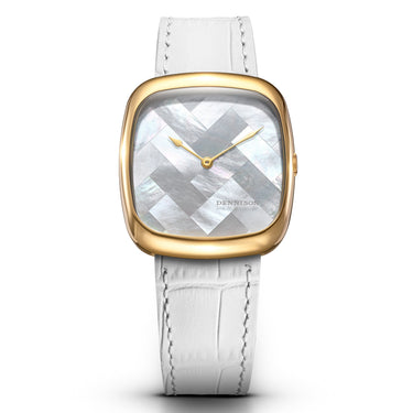 Dennison ALD White MOP "Ghost" In Gold