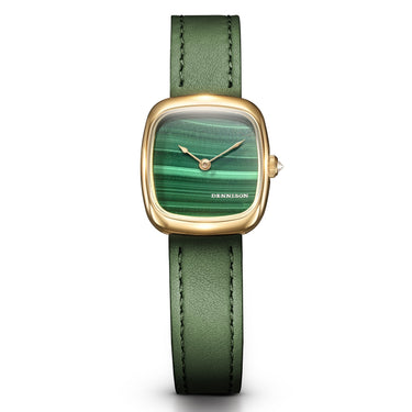 Dennison Mini Malachite In Gold