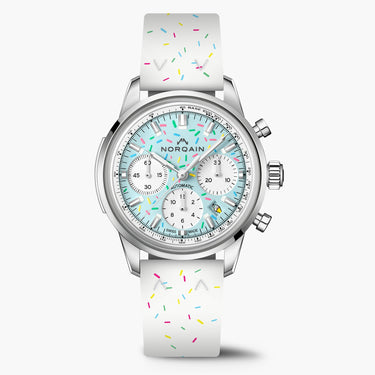 Norqain Freedom Chrono Enjoy Life "Sprinkles" – Blue Raspberry
