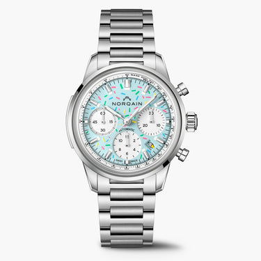Norqain Freedom Chrono Enjoy Life "Sprinkles" – Blue Raspberry
