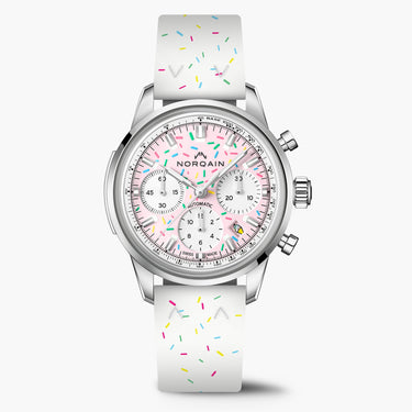 Norqain Freedom Chrono Enjoy Life "Sprinkles" – Strawberry