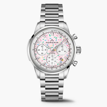 Norqain Freedom Chrono Enjoy Life "Sprinkles" – Strawberry