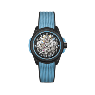 NORQAIN Wild ONE Skeleton 39mm Sky Blue