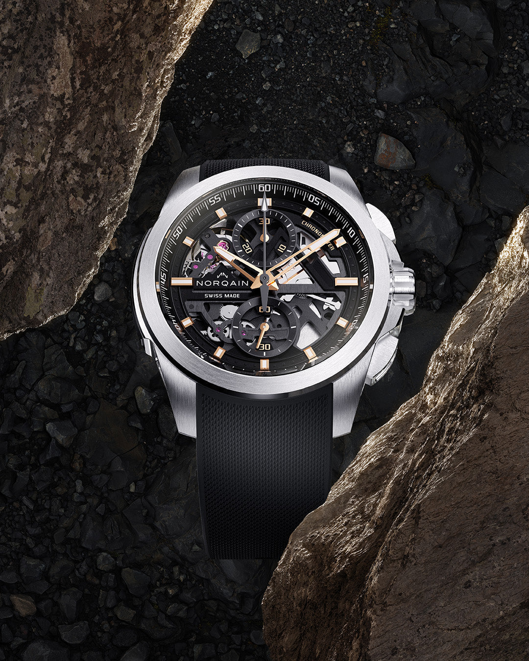 Independence Skeleton Chrono Steel