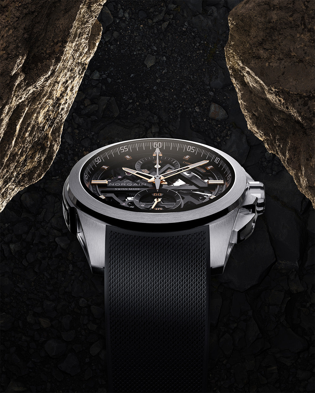 Independence Skeleton Chrono Steel