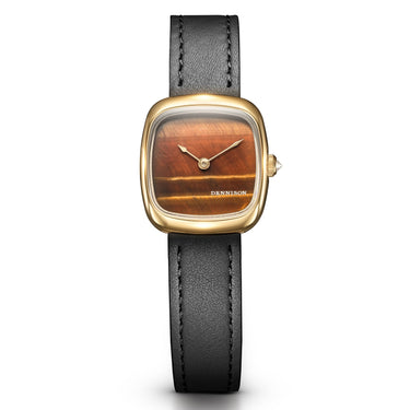 Dennison Mini Tiger Eye In Gold