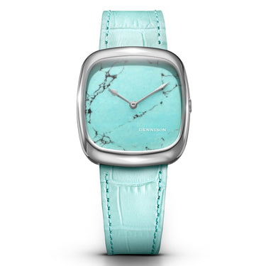 Dennison ALD Natural Turquoise Stone In Steel
