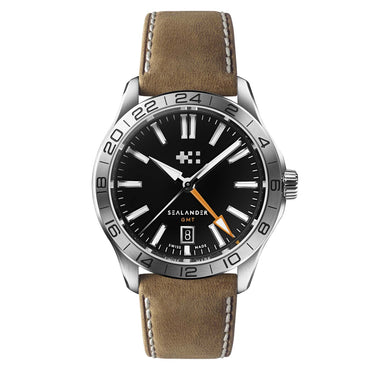 Christopher Ward C63 Sealander GMT 39mm – Black