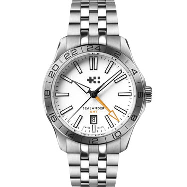 Christopher Ward C63 Sealander GMT 42mm – White