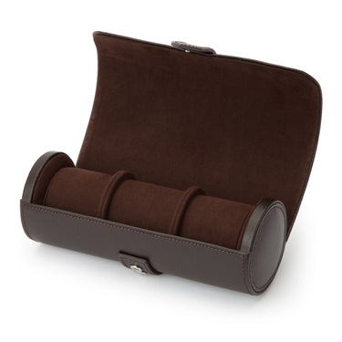 Wolf Heritage Triple Watch Roll  - Brown