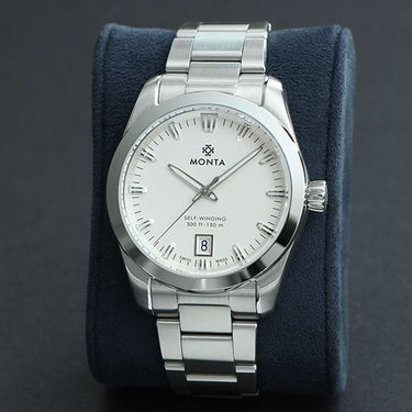 Monta Noble, Opalin Silver Dial